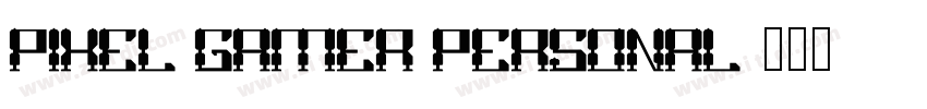 Pixel Gamer Personal字体转换